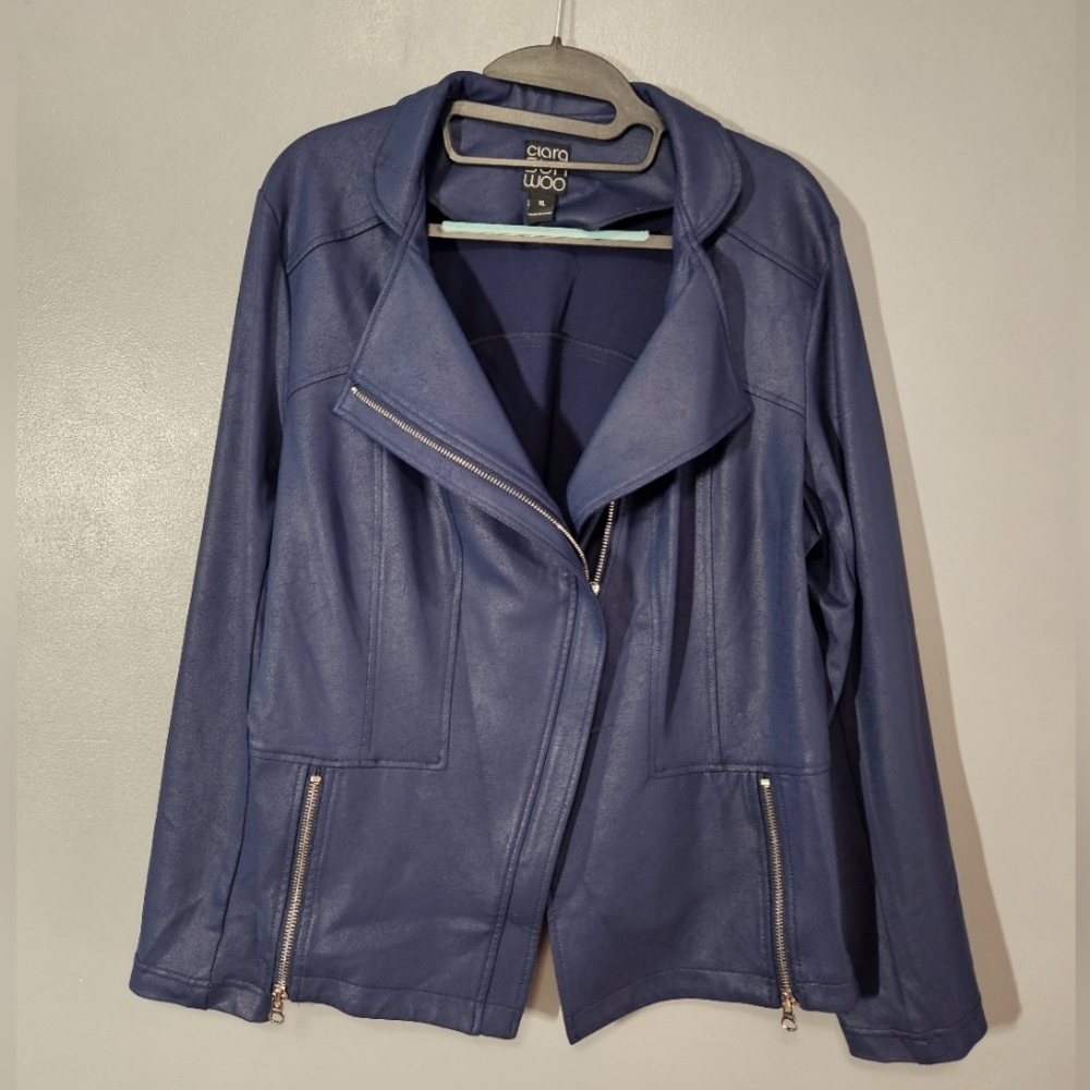 Clara Sun Woo Liquid Leather Jacket